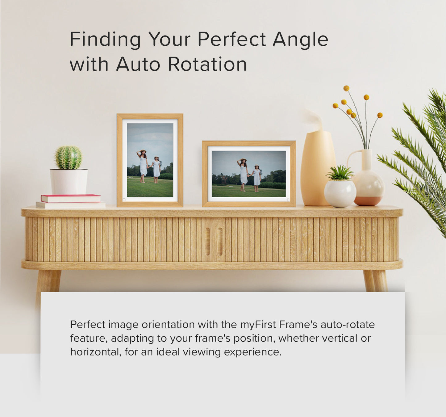 Digital Picture Frame | 10.1 Inch w/ Connected App | myFirst Frame Live