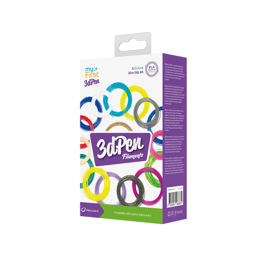 3dPen Artist Filament Refill | PLA Filament 6 Colors