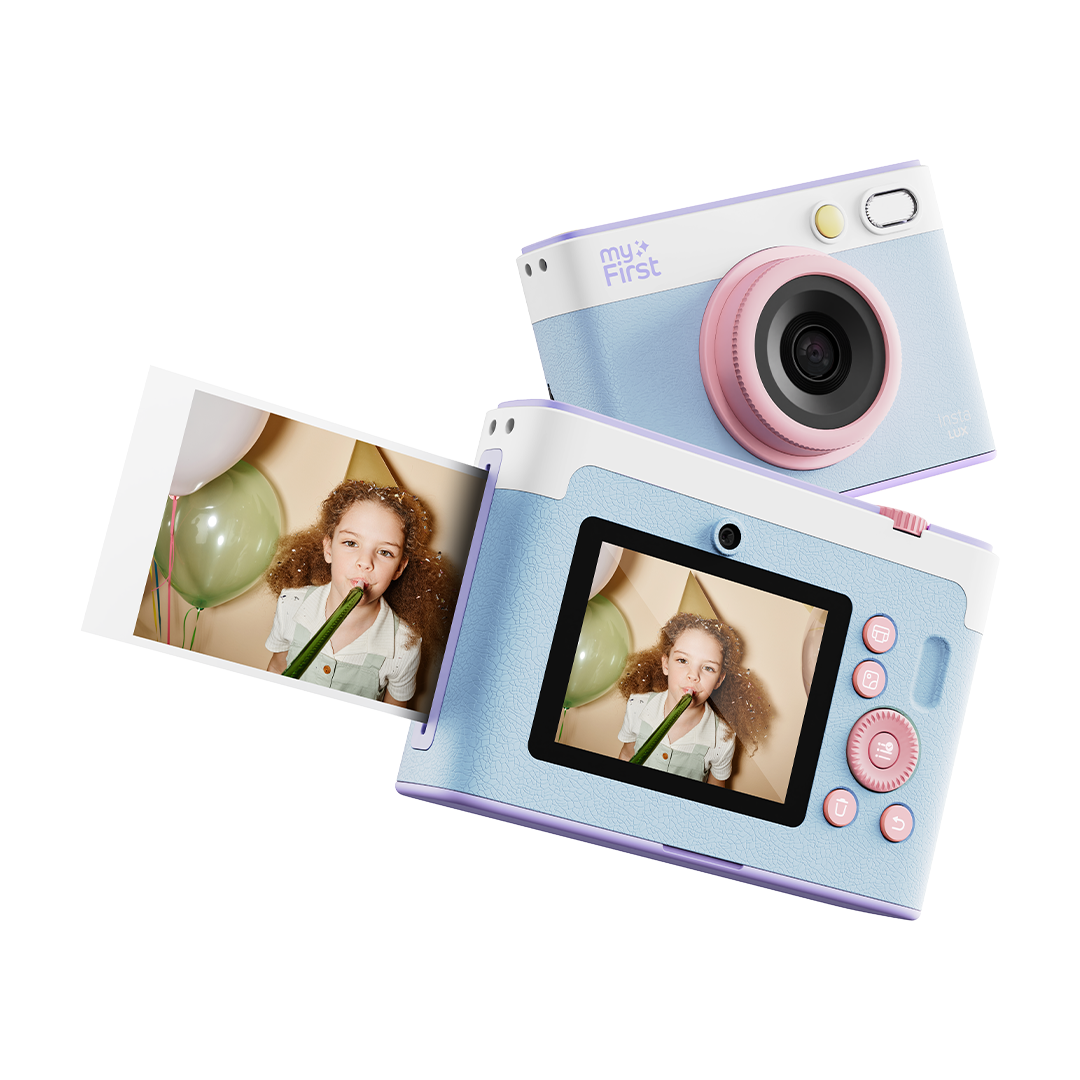 myFirst Camera Insta Lux | New 12MP Colored Instant Print Camera with Built-in WiFi