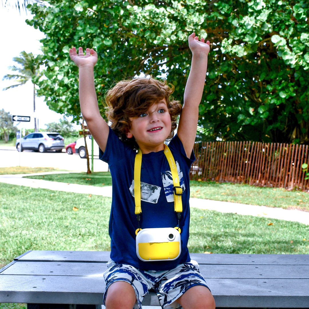 Instant Print Camera & Kids Label Maker | Thermal Printer w/ Refills | myFirst Camera Insta Wi