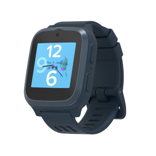 Space Blue myFIrst Fone S3 - Safe Wearable Phone for Kids 2024 with GPS tracking and Square screen
