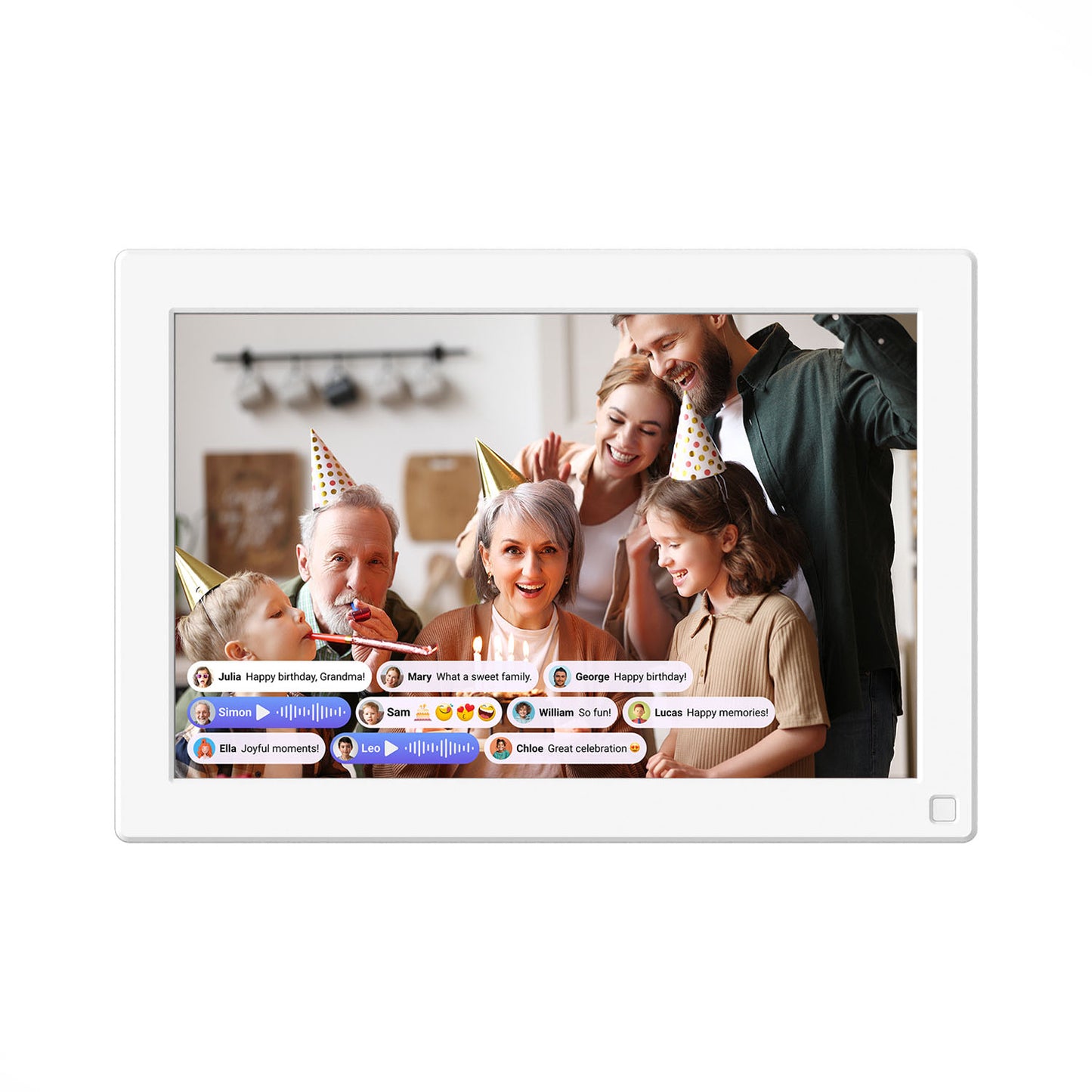 Digital Picture Frame | 10.1 Inch w/ Connected App | myFirst Frame Live