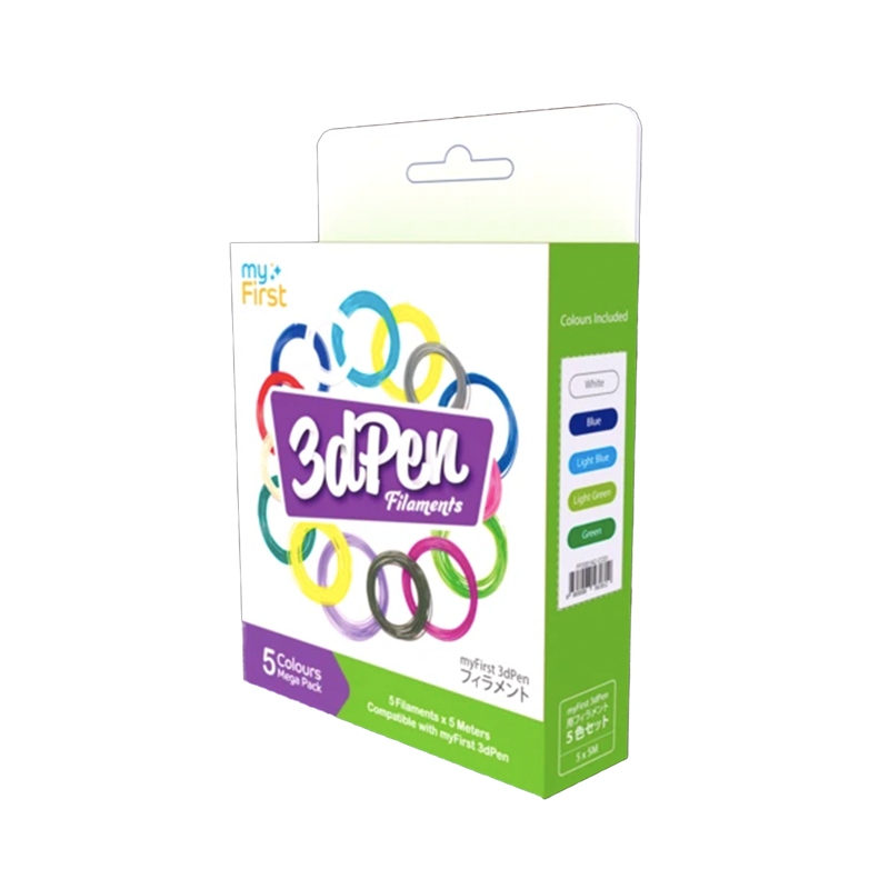 3dPen Make Filament Refill | PCL 5 Colors
