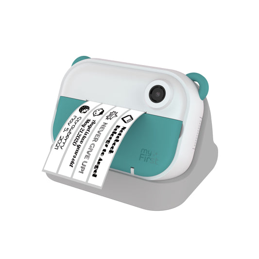 Instant Print Camera & Kids Label Maker | Thermal Printer w/ Refills | myFirst Camera Insta Wi