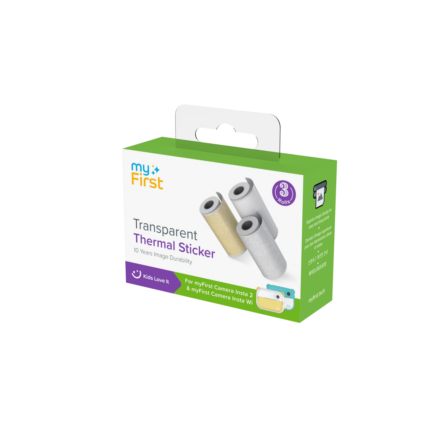 Thermal Sticker Transparent Gold Silver for myFirst Insta 2/Insta Wi/Insta 20