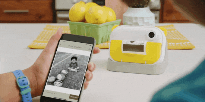Instant Print Camera & Kids Label Maker | Thermal Printer w/ Refills | myFirst Camera Insta Wi