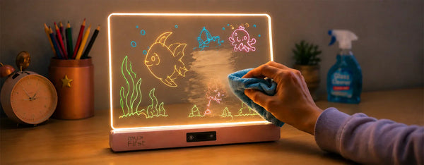 How to Clean an LED Drawing Board