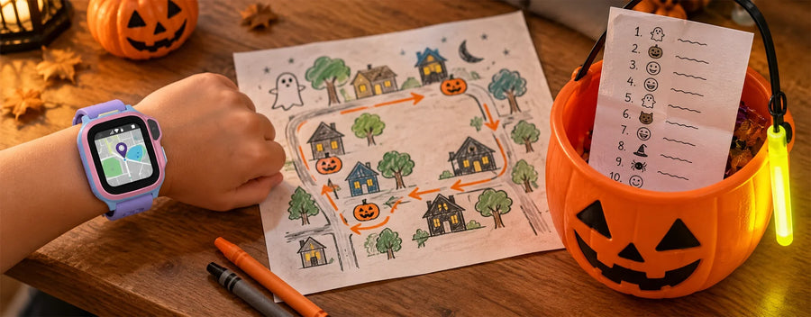A Trick or Treat Route With Jokes at Every Door