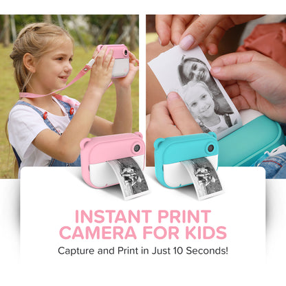 Instant Print Camera | Thermal Printer w/ Paper Refills | myFirst Camera Insta 2