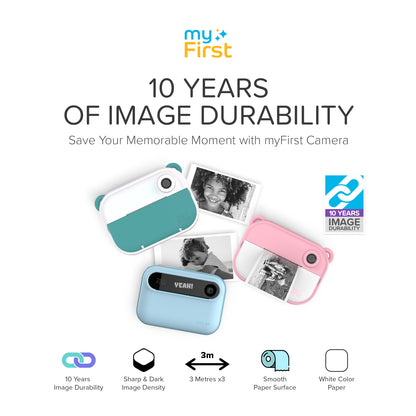 myFirst Camera Insta 2 Bundle Set | Instant Print Camera | Thermal Printer w/ Refills