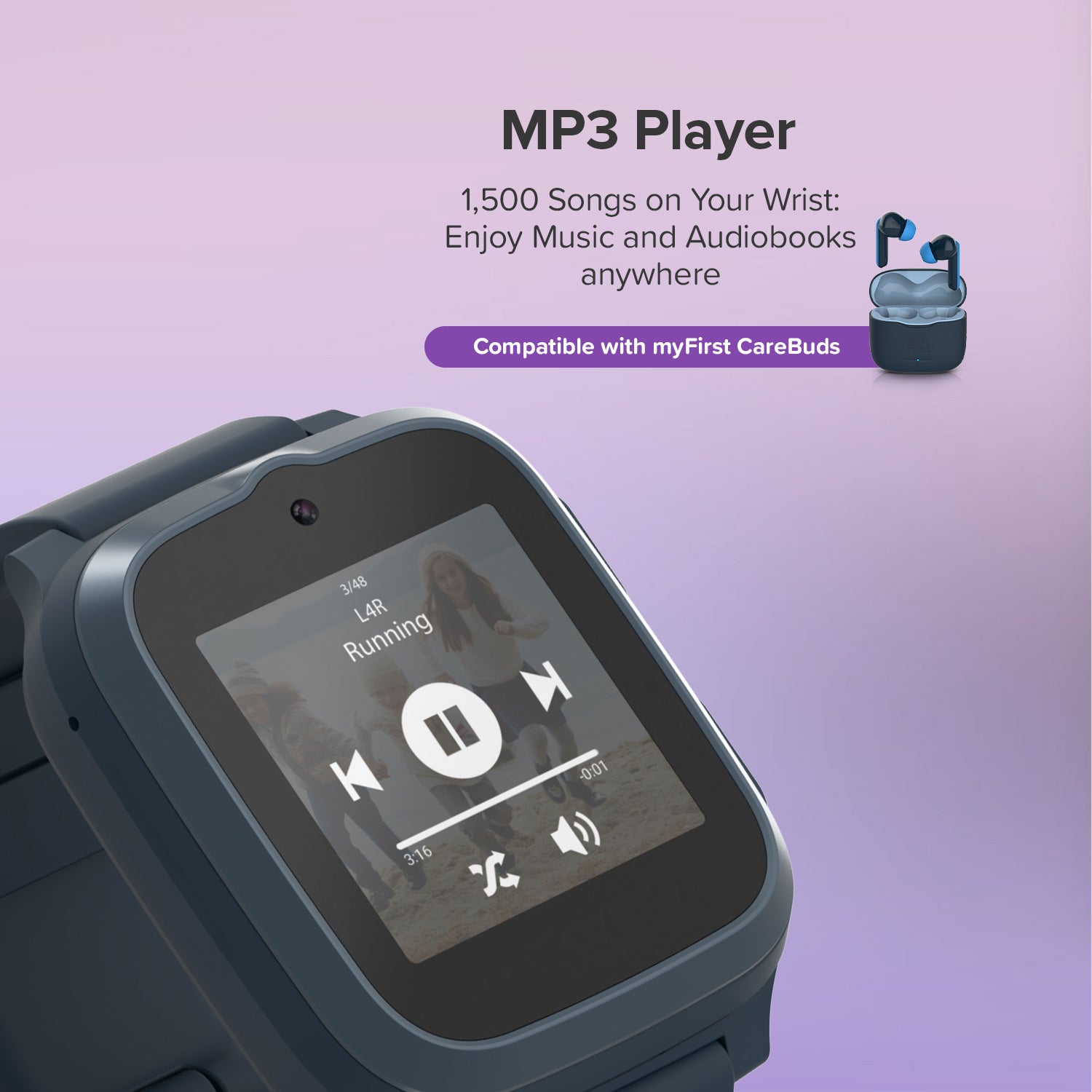 Safest 4G eSIM Kids GPS Smartwatch with Video Call myFirst Fone