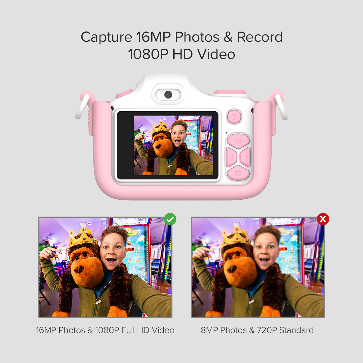 Kid's HD Digital Camera | Shockproof Case| myFirst Camera 3