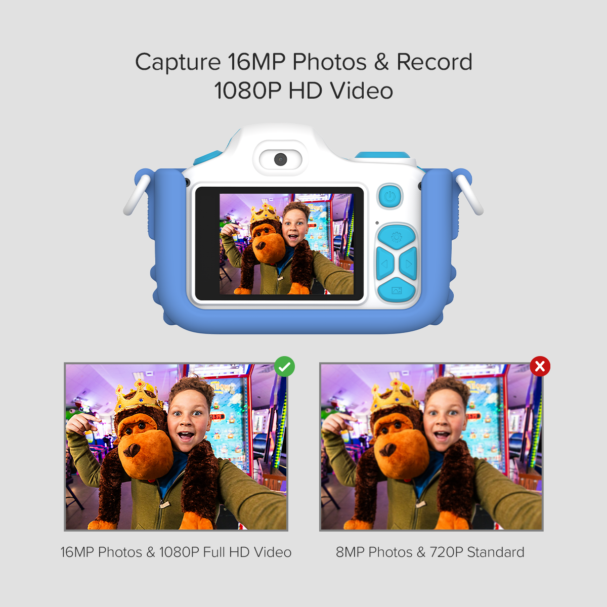 Kid's HD Digital Camera | Shockproof Case| myFirst Camera 3