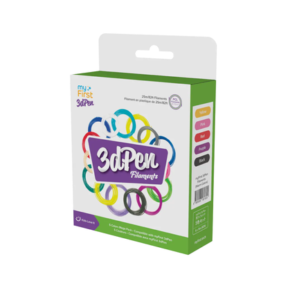 3dPen for Kids w/ 9 Filaments and Stencil Book | myFirst 3dPen Make