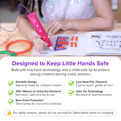 myFirst 3dPen Make Creator Kit Filaments For Kids