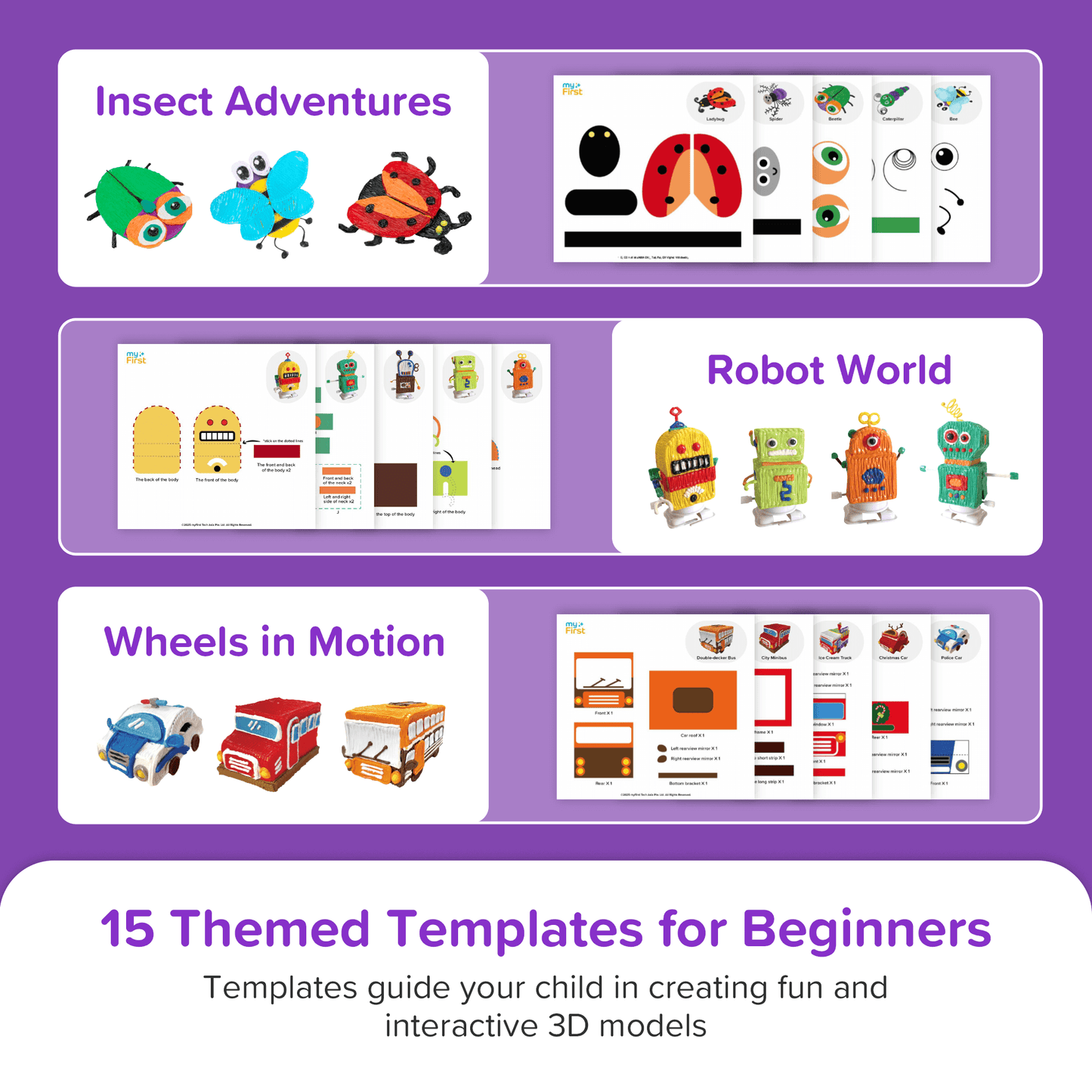 myFirst 3dPen Make Creator Kit Filaments For Kids