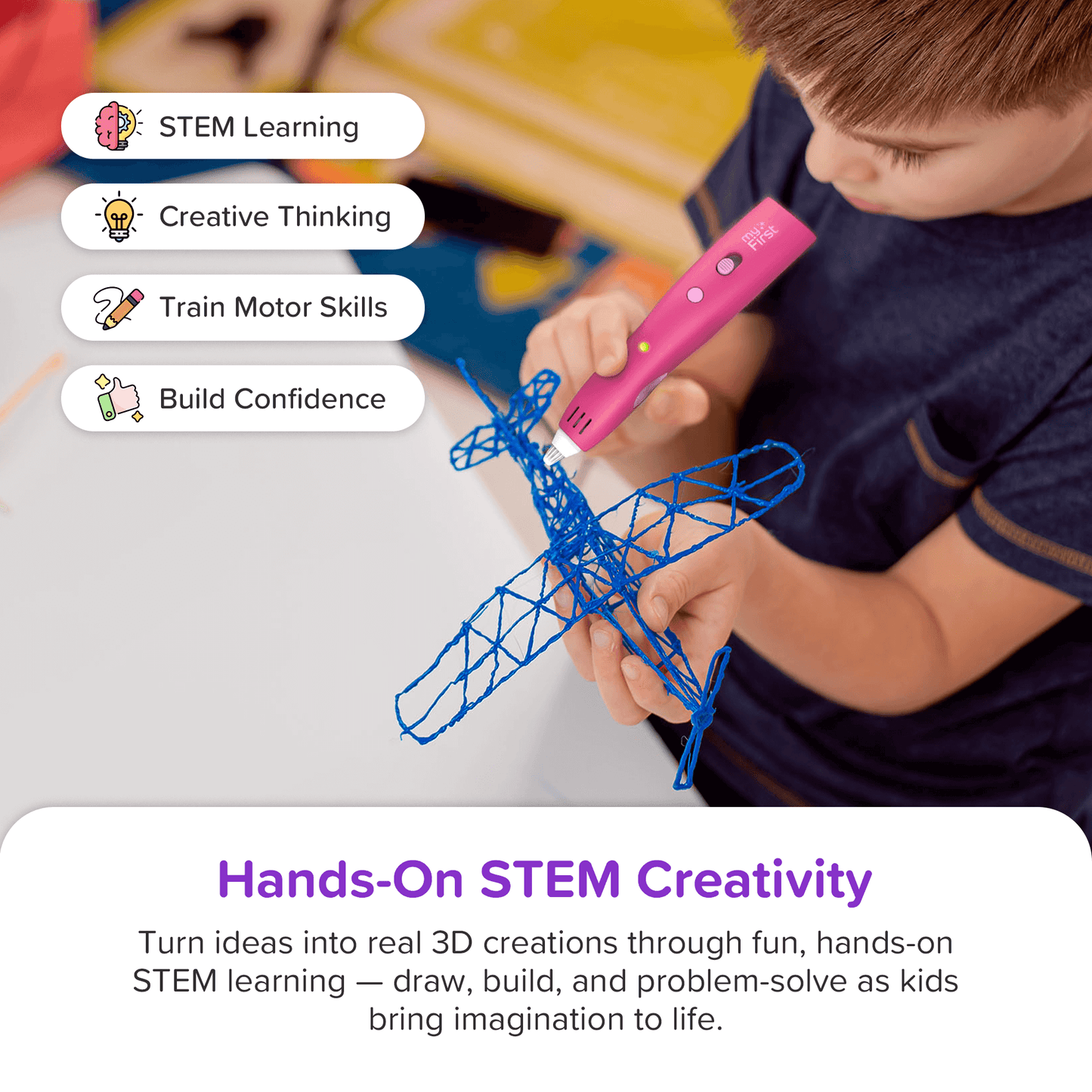 myFirst 3dPen Make Creator Kit Filaments For Kids