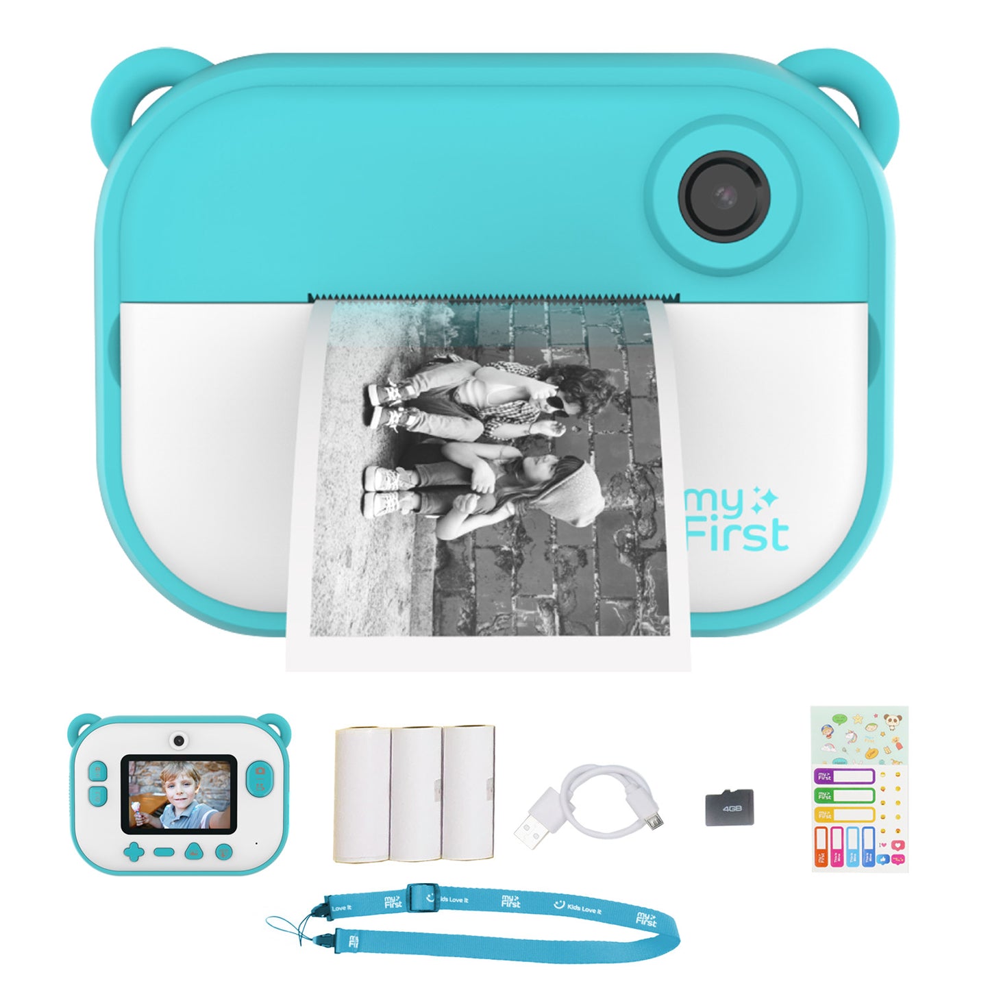 Instant Print Camera | Thermal Printer w/ Refills | myFirst Camera Insta 2