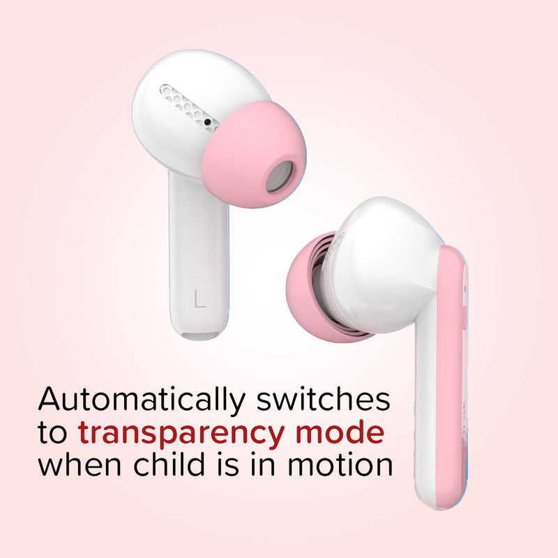 myFirst CareBuds kids wireless earbuds with smart transparency mode