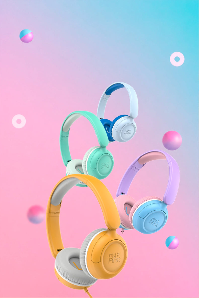Protect little ears with an 85dB volume limit. The lightweight, colorful design is comfortable for all-day wear, with three refreshing colors to match their style.