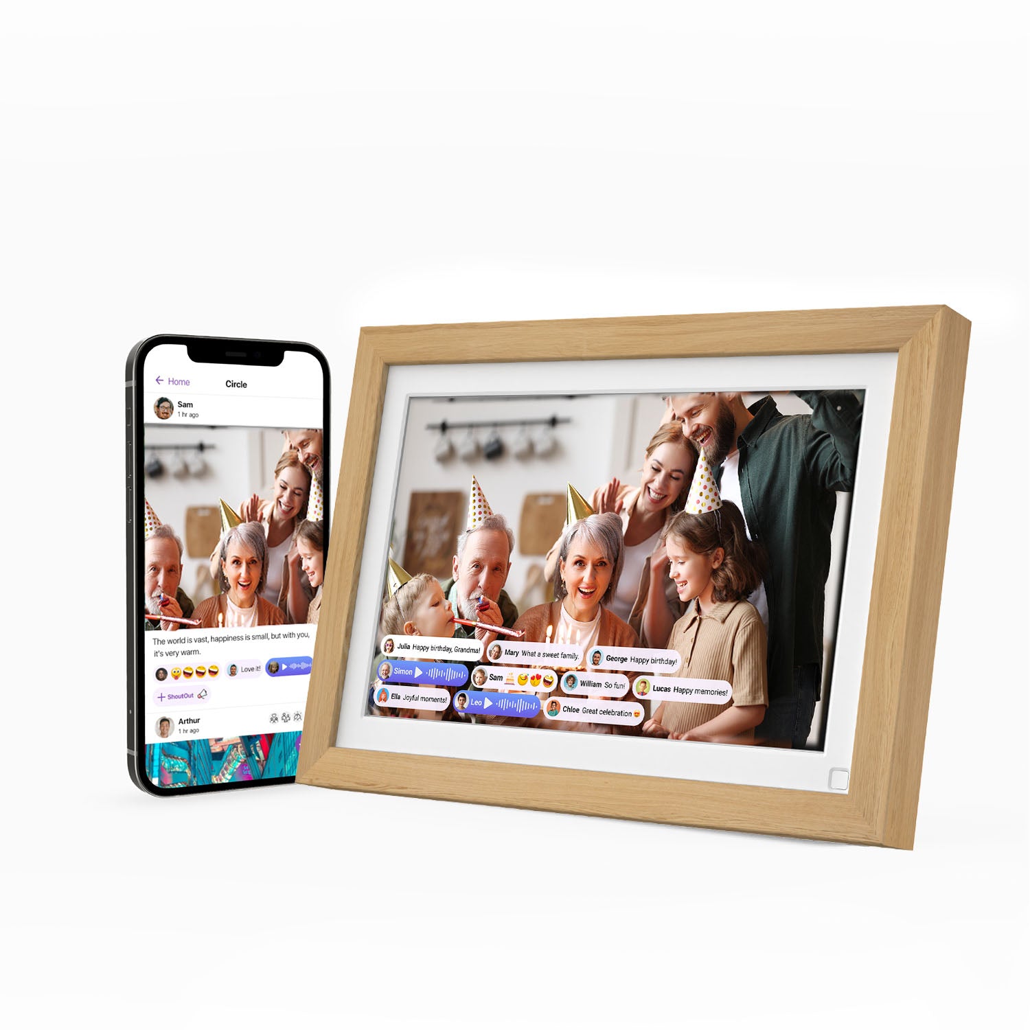 Photo Fram Camera Digital Photo Frames for Wireless Connection with Kids Cameras & More ...