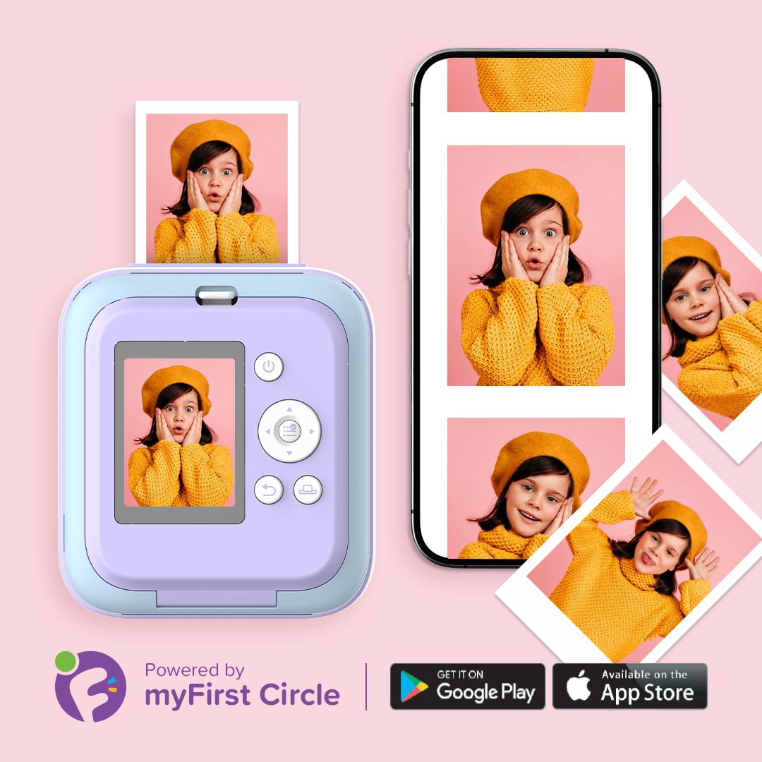 myFirst Camera Insta Prinx Mini - New 5MP Colored Instant Print Camera