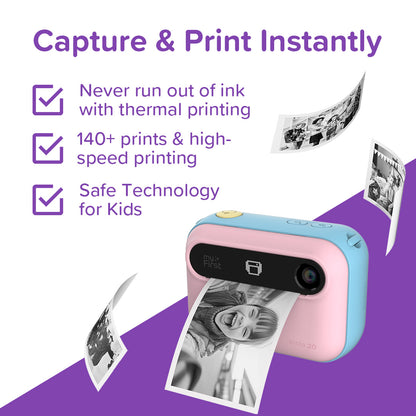 quality of pink thermal printing camera