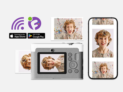 myFirst Camera Insta Lux | New 12MP Colored Instant Print Camera with Built-in WiFi
