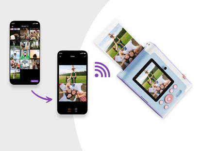 myFirst Camera Insta Lux | New 12MP Colored Instant Print Camera with Built-in WiFi