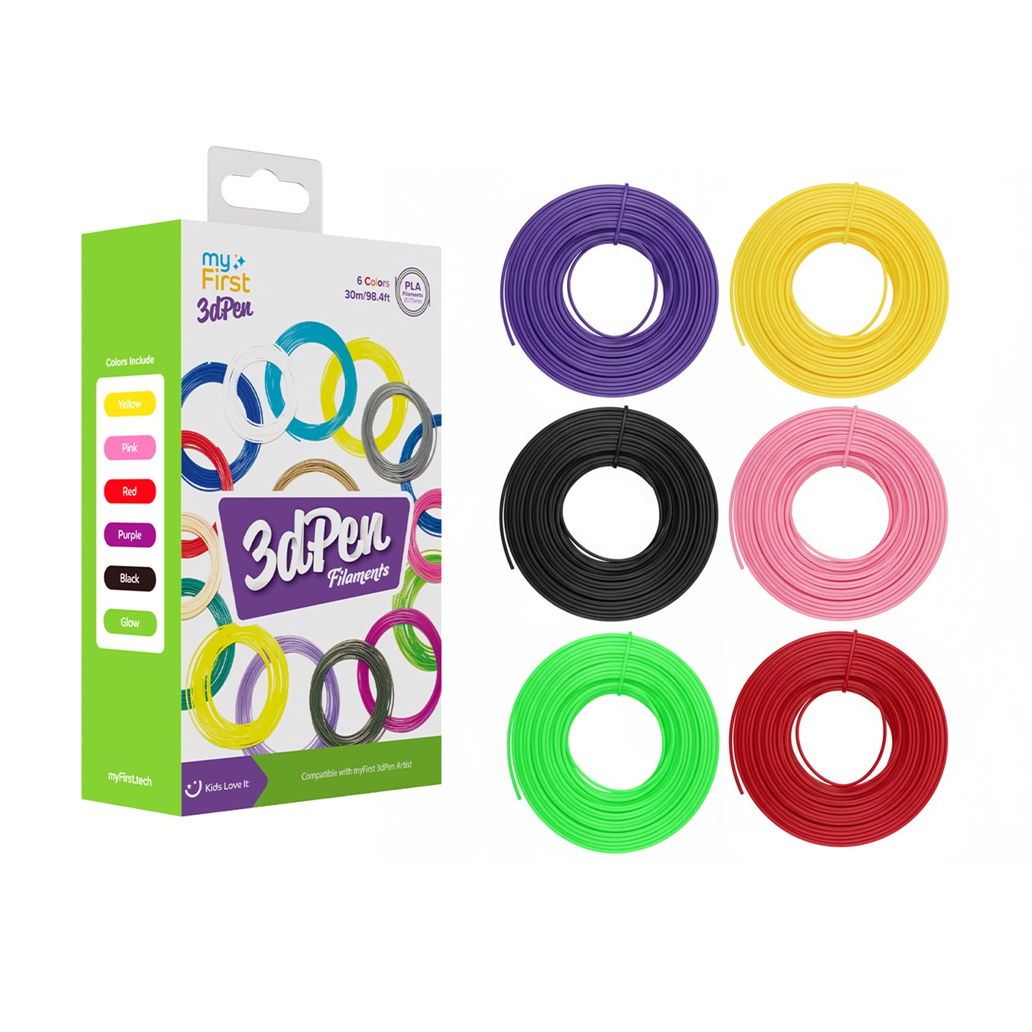 myFirst 3dPen Artist – 3D Pen with Display for Kids & Teens | PLA & ABS Compatible