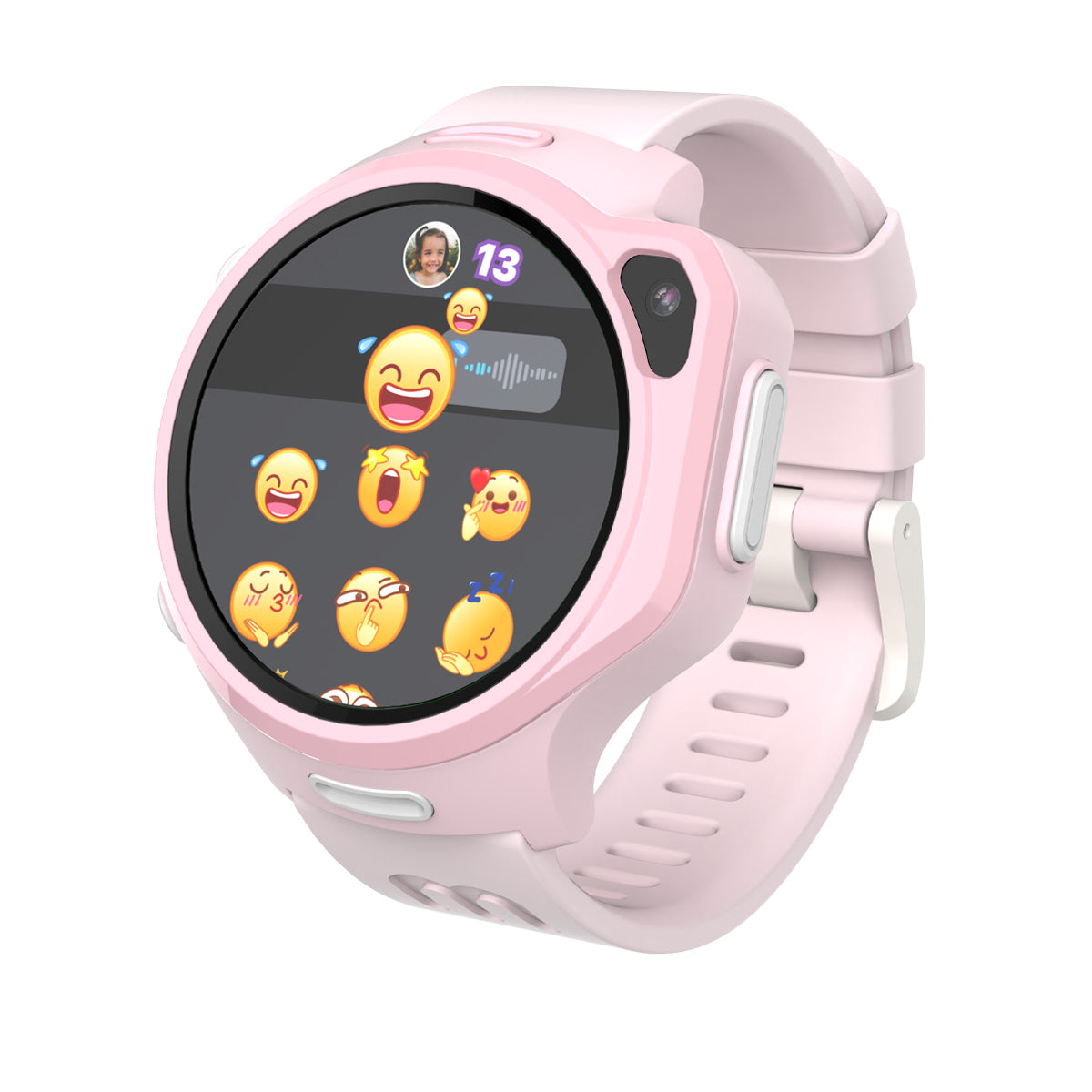 Smart Watch for Kids (Round) | Safe Cell Phone w/ GPS, Unlimited Data | myFirst Fone R2