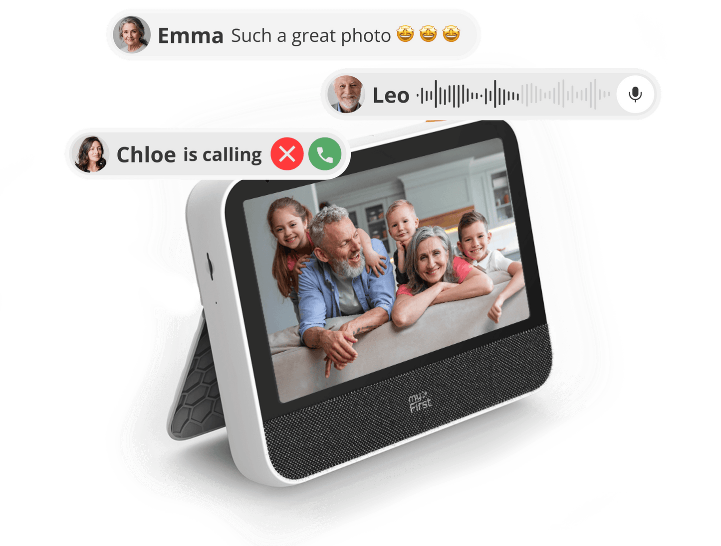 myFirst Clario | Smart Home Display with Sound Machine and Video Calls
