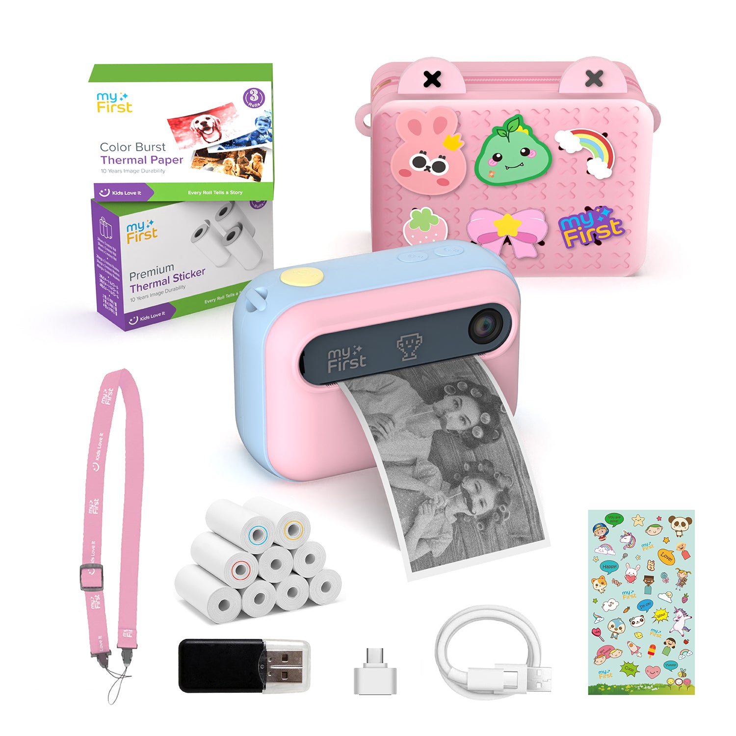 Instant Print Camera for Kids | myFirst Camera Insta 20 Bundle