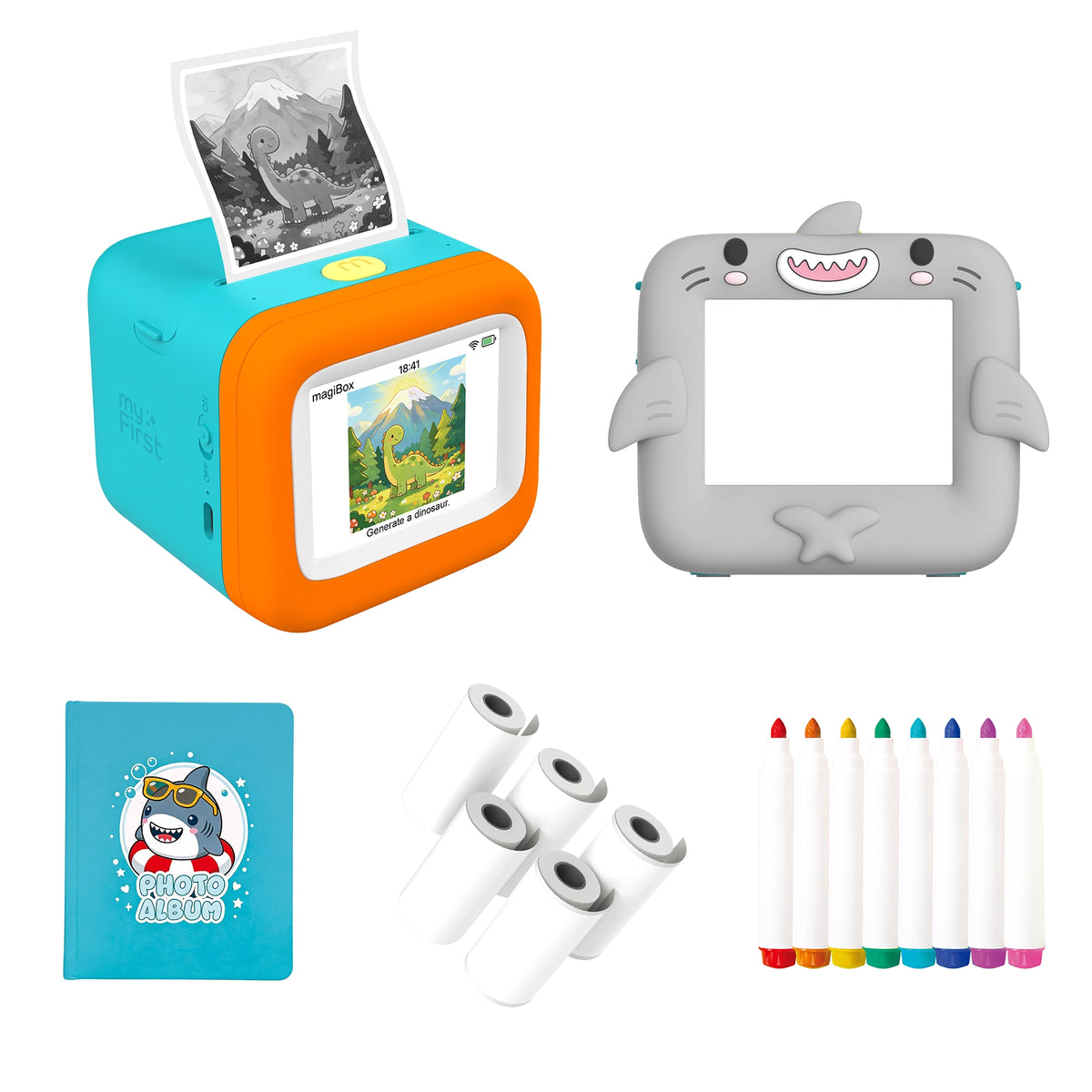 myFirst Insta magiBox — Voice-to-Image Printer & Story Maker Gift for Kids 4+