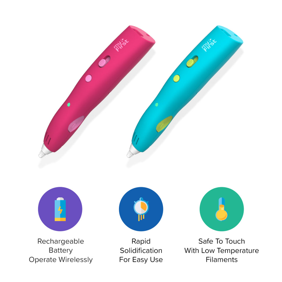 3D Printing Pen For Kids With In-built Battery Wireless Using