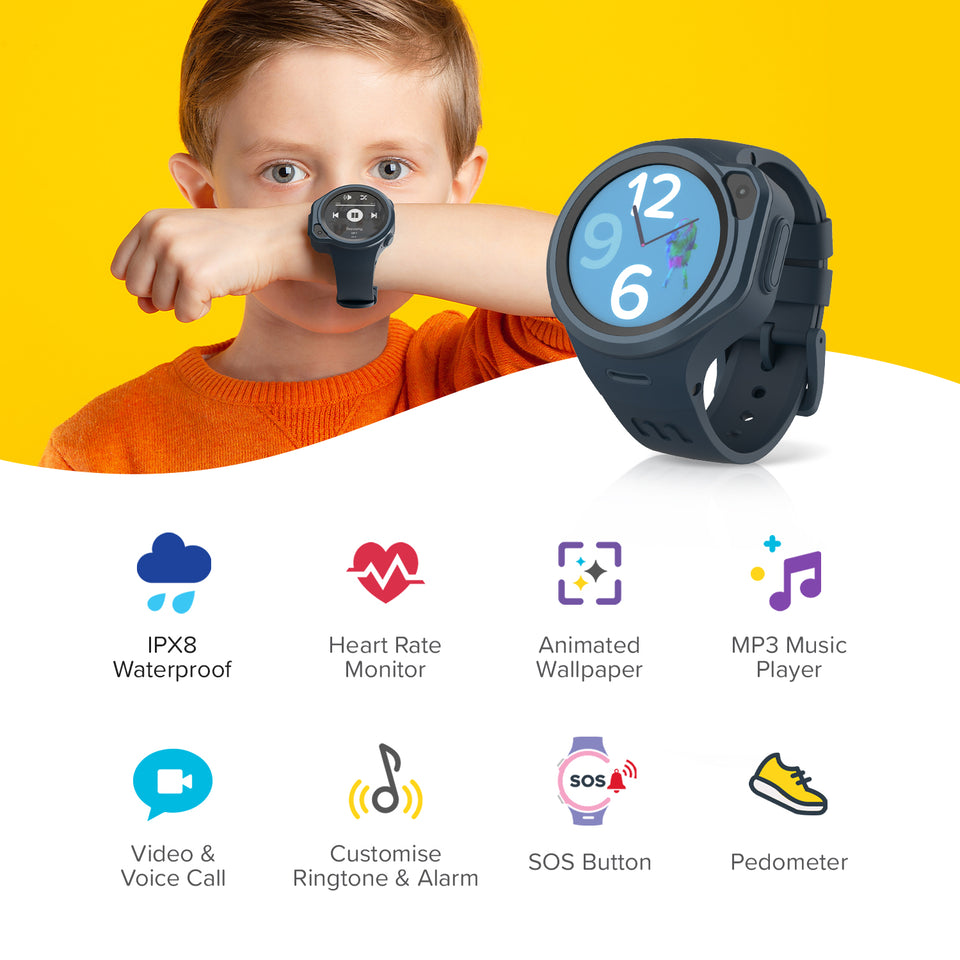 Smartwatch Phone for Kids with GPS tracking & video call - myFirst Fone R1s
